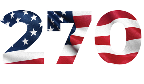 Graphic that reads "270."